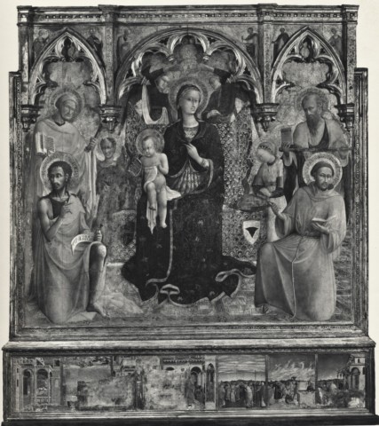 Anonimo — Stefano di Giovanni di Consolo da Cortona (Sassetta)- sec. XV - Pala della Madonna della Neve — insieme